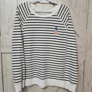 Old Navy Striped Crewneck Sweatshirt XL